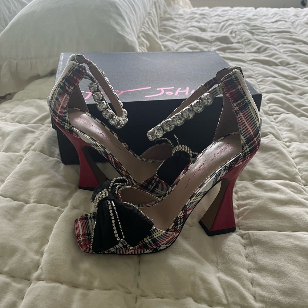 Betsey Johnson Juliana crystal embellished sandal